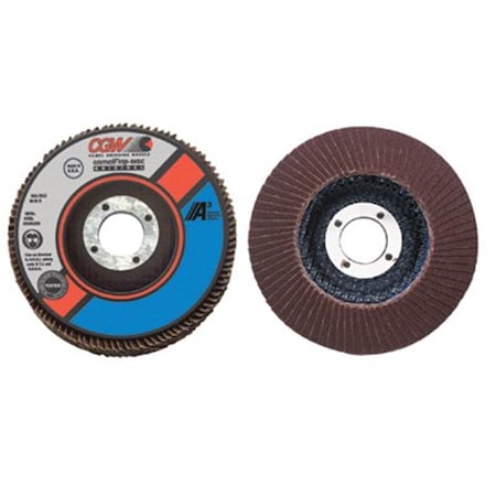 Cgw Abrasives 4-.50 in. X.63-11 T29 A Cubed Reg 60 Grit Flap Disc 421-39434